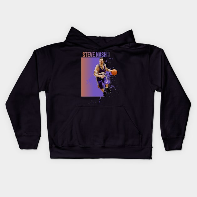 Steve Nash | 13 Kids Hoodie by Aloenalone